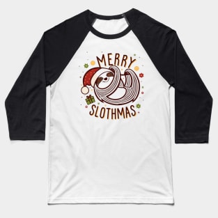 Merry slothmas Baseball T-Shirt